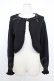 画像1: m petit by misako / AM*リボンニットボレロ M 黒 T-26-02-01-006-LO-TO-SA-ZT (1)