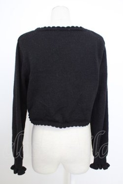画像2: m petit by misako / AM*リボンニットボレロ M 黒 T-26-02-01-006-LO-TO-SA-ZT