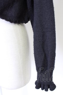 画像4: m petit by misako / AM*リボンニットボレロ M 黒 T-26-02-01-006-LO-TO-SA-ZT