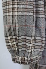 画像4: axes femme NOSTALGIE / シャーリングチェックワンピ  ブラウン T-26-02-01-011-AX-OP-SA-ZT581 (4)