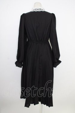 画像2: m petit by misako / AM*レースエリプリーツワンピース S 黒Ｘ白 T-26-02-01-014-LO-OP-SA-ZT