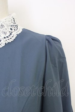 画像4: m petit by misako / AM*レースエリプリーツワンピース S ブルー T-26-02-01-015-LO-OP-SA-ZT