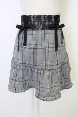 画像1: axes femme / ティアードフレアスカパン  ブラック T-26-02-01-016-AX-PA-SA-ZT