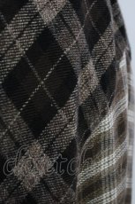 画像3: axes femme / チェック切替ロングスカート M ブラウン T-26-02-01-017-AX-SK-SA-ZT581 (3)