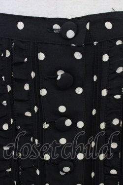 画像4: INGEBORG / ドットフリルセットアップ  ブラック T-26-02-01-018-LO-JA-SA-ZT