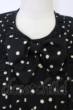 画像5: INGEBORG / ドットフリルセットアップ  ブラック T-26-02-01-018-LO-JA-SA-ZT