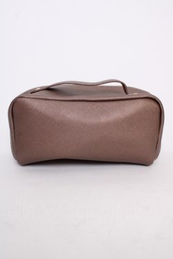 画像2: m petit by misako / ビジューリボンポーチ  ブラウン T-26-02-01-023-LO-ZA-SA-ZT