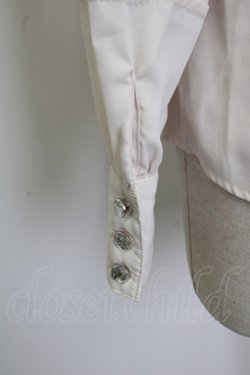 画像3: axes femme / ビジューボタンフリルブラウス M ベージュ T-26-02-02-002-AX-BL-SA-ZT