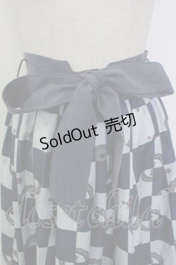 画像4: axes femme / チェス柄スカート  ネイビー T-26-02-02-020-AX-SK-SA-ZT579