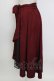 画像3: axes femme / リボン付フリルスカート  ボルドー T-26-02-02-024-AX-SK-SA-ZT (3)