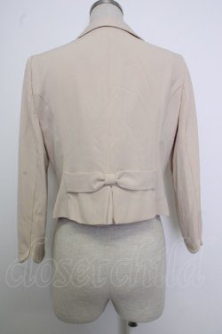 画像2: axes femme / パールボタンジャケット  ピンク T-26-02-02-003-AX-JA-SA-ZT