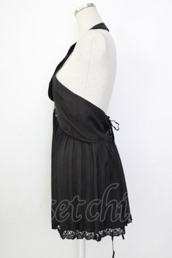 画像3: axes femme / ホルターロングベスト  黒 T-26-02-02-007-AX-TO-SA-ZT