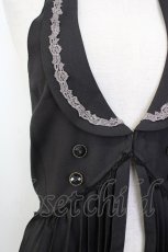画像5: axes femme / ホルターロングベスト  黒 T-26-02-02-007-AX-TO-SA-ZT579 (5)
