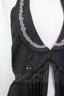 画像5: axes femme / ホルターロングベスト  黒 T-26-02-02-007-AX-TO-SA-ZT