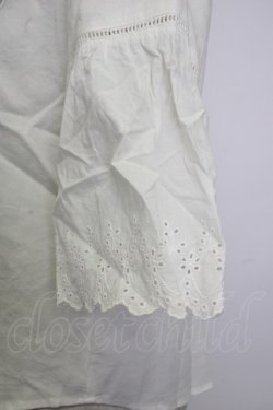 画像5: axes femme / クロスリボンブラウス M ホワイト T-26-02-02-001-AX-BL-SA-ZT