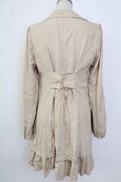 画像2: axes femme / 薔薇釦ライトジャケット  ベージュ T-26-02-02-010-AX-CO-SA-ZT