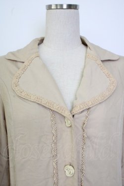 画像3: axes femme / 薔薇釦ライトジャケット  ベージュ T-26-02-02-010-AX-CO-SA-ZT