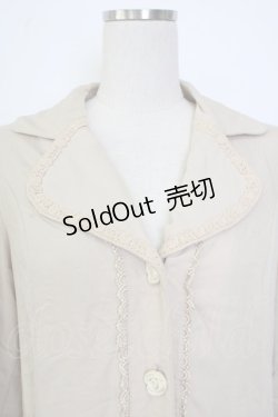 画像3: axes femme / 薔薇釦ライトジャケット  ベージュ T-26-02-02-010-AX-CO-SA-ZT579