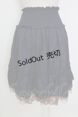 画像2: axes femme / ドットシャーリングスカート M ネイビー T-26-02-02-015-AX-SK-SA-ZT