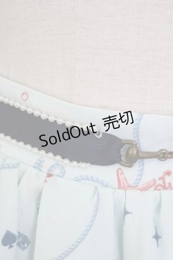 画像3: axes femme / シェル柄フレアスカート M サックス T-26-02-02-018-AX-SK-SA-ZT579