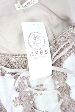 画像5: axes femme / ロマンティックプリントワンピース M キナリ T-26-02-03-021-0-OP-SA-ZT