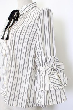 画像5: axes femme POETIQUE / ボリューム袖ブラウス M キナリ T-26-02-03-002-AX-BL-SA-ZT