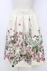 画像1: axes femme / ジャカードプリントスカート M アイボリー T-26-02-03-026-AX-SK-SA-ZT594 (1)