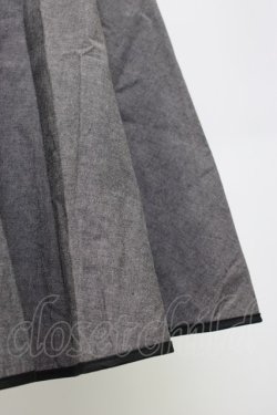 画像4: axes femme POETIQUE / デニム風コルセットスカート M ブラック T-26-02-03-029-AX-PA-SA-ZT