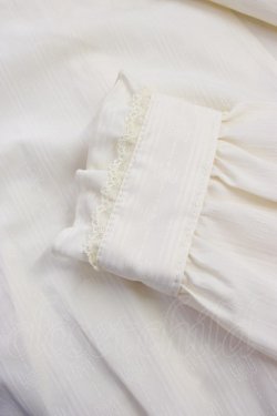 画像5: axes femme / シャンデリアジャガードブラウス  アイボリー T-26-02-03-007-AX-BL-SA-ZT