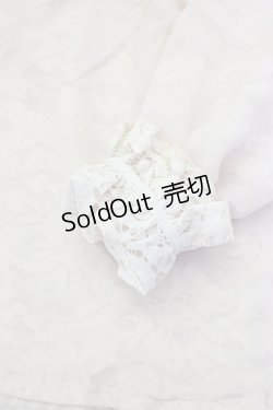 画像5: axes femme POETIQUE / レースシフォン重ねヨーク襟ブラウス M ベージュ T-26-02-03-008-AX-BL-SA-ZT594