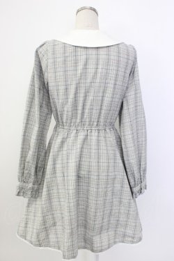 画像2: Honey Cinnamon / チェックフリルワンピース  グレーチェック T-26-02-03-018-LO-OP-SA-ZT