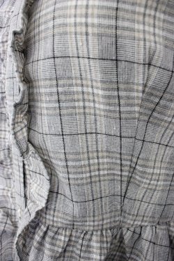 画像5: Honey Cinnamon / チェックフリルワンピース  グレーチェック T-26-02-03-018-LO-OP-SA-ZT