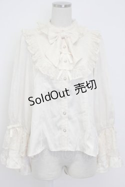 画像1: axes femme kawaii / ロココ姫袖ブラウス  アイボリー T-26-02-04-001-AX-BL-SA-ZT579