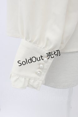 画像4: axes femme kawaii / フリルリボンハイネックブラウス  アイボリー T-26-02-04-002-AX-BL-SA-ZT579