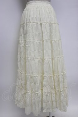 画像2: axes femme / 楊柳ロングスカート  アイボリー T-26-02-04-019-AX-SK-SA-ZT