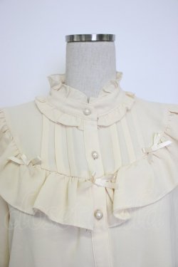 画像5: axes femme kawaii / フリルリボンハイネックブラウス  アイボリー T-26-02-04-002-AX-BL-SA-ZT