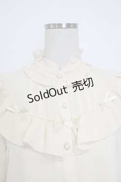 画像5: axes femme kawaii / フリルリボンハイネックブラウス  アイボリー T-26-02-04-002-AX-BL-SA-ZT579