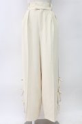 axes femme / サイドラインパンツ  アイボリー T-26-02-04-021-AX-PA-SA-ZT