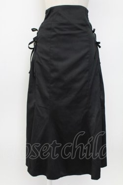 画像1: axes femme / ウエストゴムマーメイドスカート  黒 T-26-02-04-024-AX-SK-SA-ZT