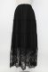 画像1: axes femme / 裾レースティアードスカート  黒 T-26-02-04-027-AX-SK-SA-ZT (1)
