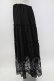 画像3: axes femme / 裾レースティアードスカート  黒 T-26-02-04-027-AX-SK-SA-ZT (3)