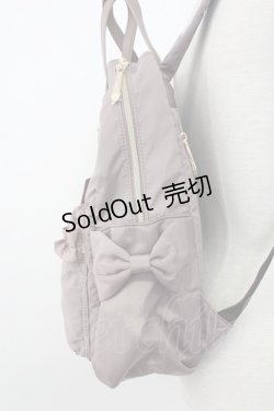 画像3: m petit by misako / AMリボンチャームツキリュック  濃紫 T-26-02-04-029-LO-BG-SA-ZT