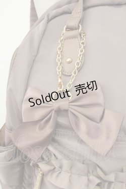 画像4: m petit by misako / AMリボンチャームツキリュック  濃紫 T-26-02-04-029-LO-BG-SA-ZT