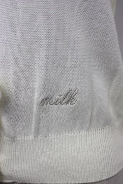 画像4: MILK / 透かしリボンニットカーディガン  アイボリー T-26-02-04-003-ML-TO-SA-ZT