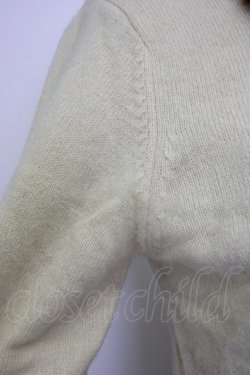 画像4: Emily Temple cute / バンビファー襟ニットカーディガン  アイボリーＸブラウン T-26-02-04-004-ET-TO-SA-ZT