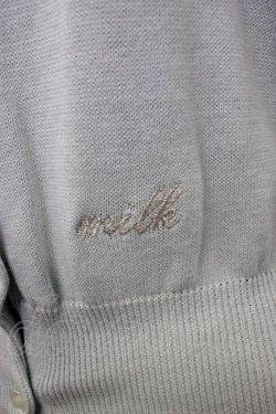 画像3: MILK / ダブルリボンニットカーディガン  サックス T-26-02-04-006-ML-TO-SA-ZT