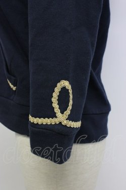 画像3: MILK / エンブレムワッペンフードカーディガン  ネイビー T-26-02-04-009-ML-TO-SA-ZT