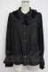 画像1: axes femme kawaii / プリエールフリルブラウス  黒 T-26-02-04-011-AX-BL-SA-ZT (1)