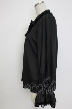 画像3: axes femme kawaii / プリエールフリルブラウス  黒 T-26-02-04-011-AX-BL-SA-ZT