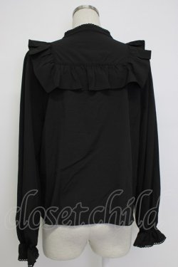 画像2: axes femme POETIQUE / ビッグリボンブラウス  黒 T-26-02-04-012-AX-BL-SA-ZT